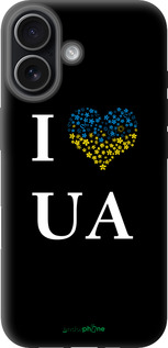 TPU чехол I love UA для Apple iPhone 17 - 1112b-4031 изображение 
