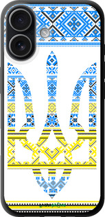 TPU чехол Герб - вишиванка жовто-блакитна  для Apple iPhone 17 - 1197b-4031 изображение 