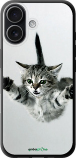 TPU чехол Летящий котёнок для Apple iPhone 17 - 2322b-4031 изображение 