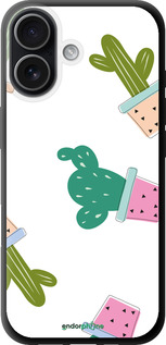 TPU чехол Кактуси в горщиках для Apple iPhone 17 - 3968b-4031 изображение 