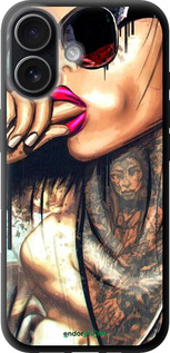 TPU чехол Девушка в тату для Apple iPhone 17 - 4001b-4031 изображение 