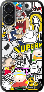 TPU чехол Popular logos для Apple iPhone 17 - 4023b-4031 изображение 