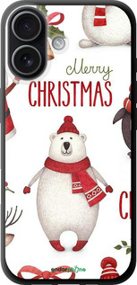 TPU чехол Merry Christmas для Apple iPhone 17 - 4106b-4031 изображение 