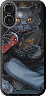 TPU чехол gamer cat для Apple iPhone 17 - 4140b-4031 изображение 