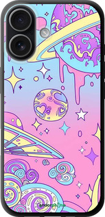 TPU чехол Розовая галактика для Apple iPhone 17 - 4146b-4031 изображение 