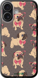 TPU чехол мопсики 2 для Apple iPhone 17 - 4362b-4031 изображение 