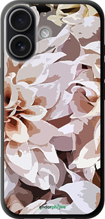 TPU чехол пионы акварелью для Apple iPhone 17 - 4376b-4031 изображение 