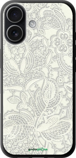 TPU чехол Біле мереживо для Apple iPhone 17 - 4383b-4031 изображение 