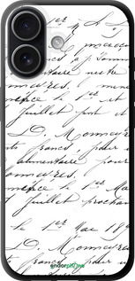 TPU чехол Прописной шрифт для Apple iPhone 17 - 4475b-4031 изображение 