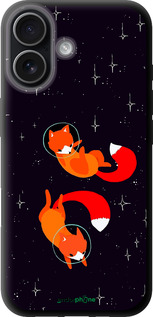 TPU чехол Лисички в космосе для Apple iPhone 17 - 4519b-4031 изображение 
