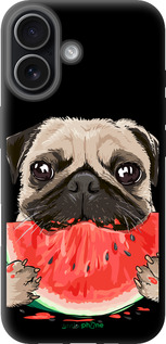 TPU чехол Мопс и арбуз для Apple iPhone 17 - 4665b-4031 изображение 