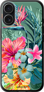 TPU чехол Тропічні квіти v1 для Apple iPhone 17 - 4667b-4031 изображение 