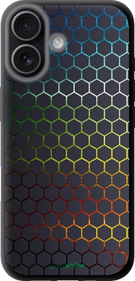 TPU чехол Переливающиеся соты для Apple iPhone 17 - 498b-4031 изображение 