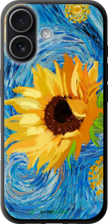 TPU чехол Квіти жовто-блакитні  для Apple iPhone 17 - 5308b-4031 изображение 