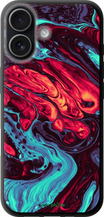 TPU чехол Синяя красная абстакция для Apple iPhone 17 - 5339b-4031 изображение 