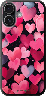 TPU чехол Сердечки 4 для Apple iPhone 17 - 5662b-4031 изображение 