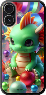 TPU чехол Веселый дракончик для Apple iPhone 17 - 5812b-4031 изображение 