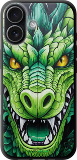 TPU чехол Зелёный дракон для Apple iPhone 17 - 5816b-4031 изображение 