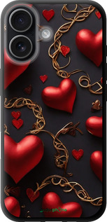 TPU чехол Сердечки для Apple iPhone 17 - 5831b-4031 изображение 