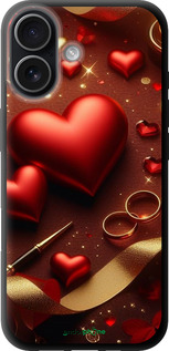 TPU чехол Сердечки v3 для Apple iPhone 17 - 5833b-4031 изображение 