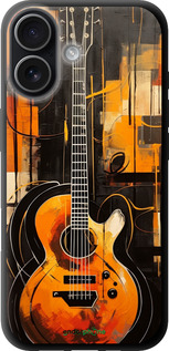 TPU чехол Чехол для телефона Оранжевая Гитара для Apple iPhone 17 - 5934b-4031 изображение 