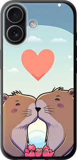 TPU чехол Капібара кохання для Apple iPhone 17 - 6027b-4031 изображение 