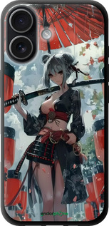 TPU чехол Гейша-воин для Apple iPhone 17 - 6124b-4031 изображение 