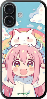 TPU чехол Девочка аниме радуга для Apple iPhone 17 - 6304b-4031 изображение 