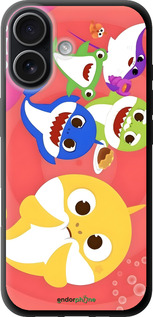 TPU чехол Бейби Шаркс для Apple iPhone 17 - 6305b-4031 изображение 