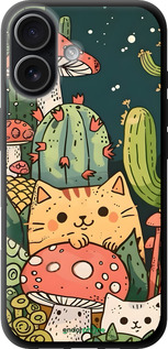 TPU чехол Коты грибы для Apple iPhone 17 - 6321b-4031 изображение 