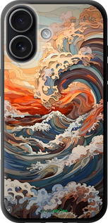 TPU чехол Арт волны для Apple iPhone 17 - 6324b-4031 изображение 