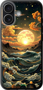 TPU чехол Арт волны для Apple iPhone 17 - 6332b-4031 изображение 