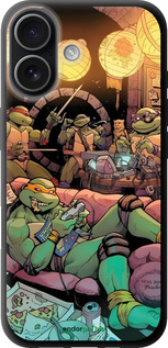 TPU чехол Черепашки нинзя для Apple iPhone 17 - 6346b-4031 изображение 