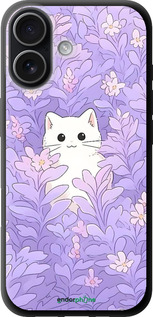 TPU чехол Котик в цветах для Apple iPhone 17 - 6390b-4031 изображение 