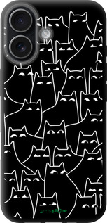 TPU чехол С изображением кошек для Apple iPhone 17 - 6470b-4031 изображение 