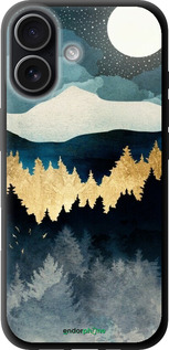 TPU чехол Ночной пейзаж с лесом и горами для Apple iPhone 17 - 6493b-4031 изображение 