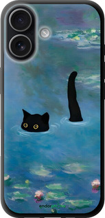 TPU чехол С изображением кота и водяной лилии Monet для Apple iPhone 17 - 6519b-4031 изображение 
