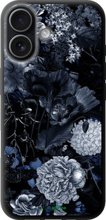TPU чехол Абстрактный цветочный рисунок в синих тонах для Apple iPhone 17 - 6539b-4031 изображение 