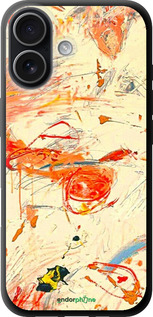 TPU чехол Динамичная картина с хаотичными мазками для Apple iPhone 17 - 6540b-4031 изображение 