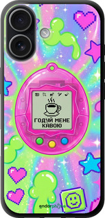 TPU чехол Y2K Aesthetic Retro Pet: Годуй мене кавою для Apple iPhone 17 - 6784b-4031 изображение 