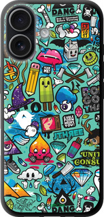 TPU чехол Стикер бомбинг 1 для Apple iPhone 17 - 693b-4031 изображение 