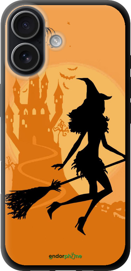TPU чехол Ведьма на метле для Apple iPhone 17 - 1184b-4031 изображение 
