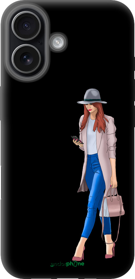 TPU чехол Девушка 1 для Apple iPhone 17 - 4751b-4031 изображение 