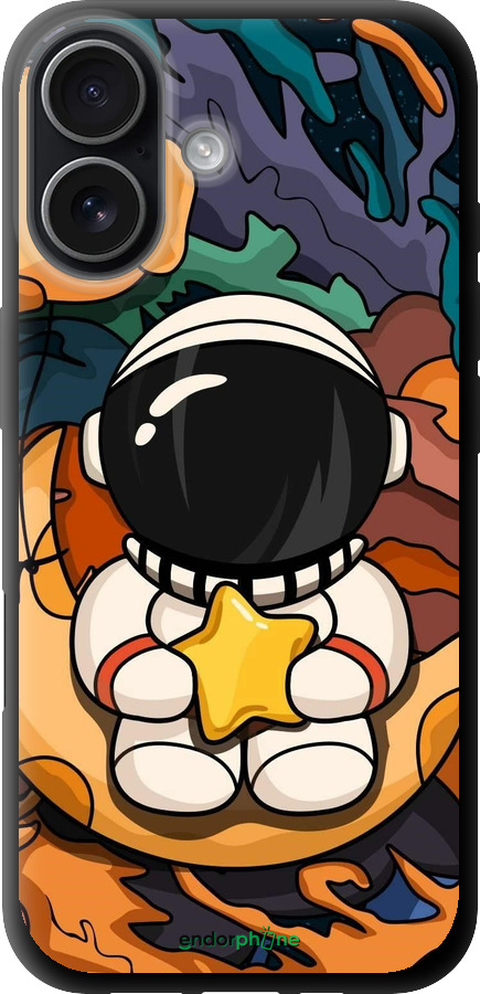 TPU чехол Астронавт и звезда для Apple iPhone 17 - 5326b-4031 изображение 
