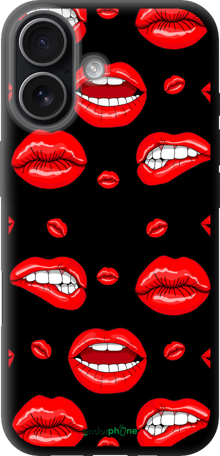TPU чехол Губы v3 для Apple iPhone 17 - 5477b-4031 изображение 