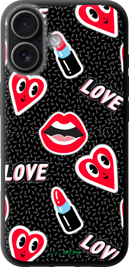 TPU чехол Стикеры v3 для Apple iPhone 17 - 5502b-4031 изображение 