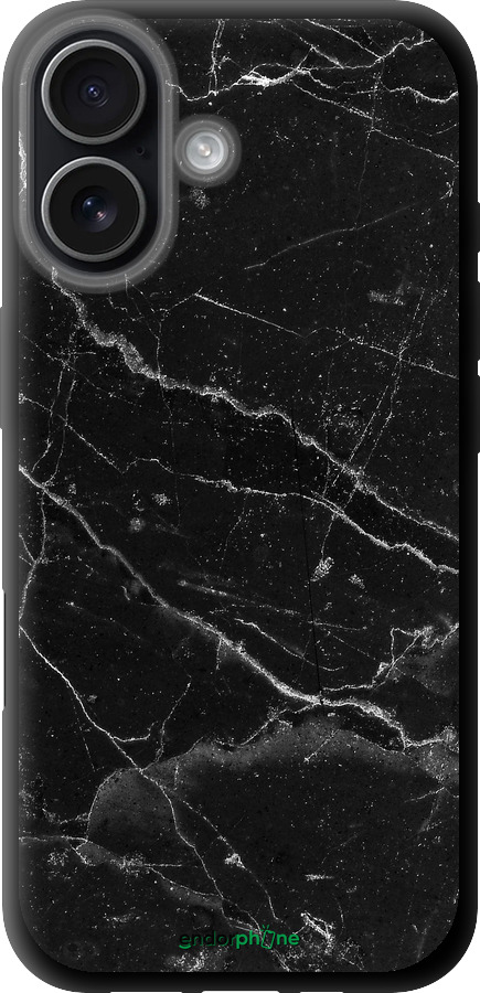 TPU чехол Черный мрамор v2 для Apple iPhone 17 - 5568b-4031 изображение 