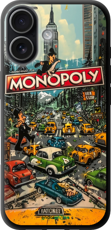 TPU чехол Городской драйв Monopoly для Apple iPhone 17 - 6088b-4031 изображение 