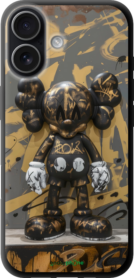 TPU чехол Bronze kaws для Apple iPhone 17 - 6097b-4031 изображение 