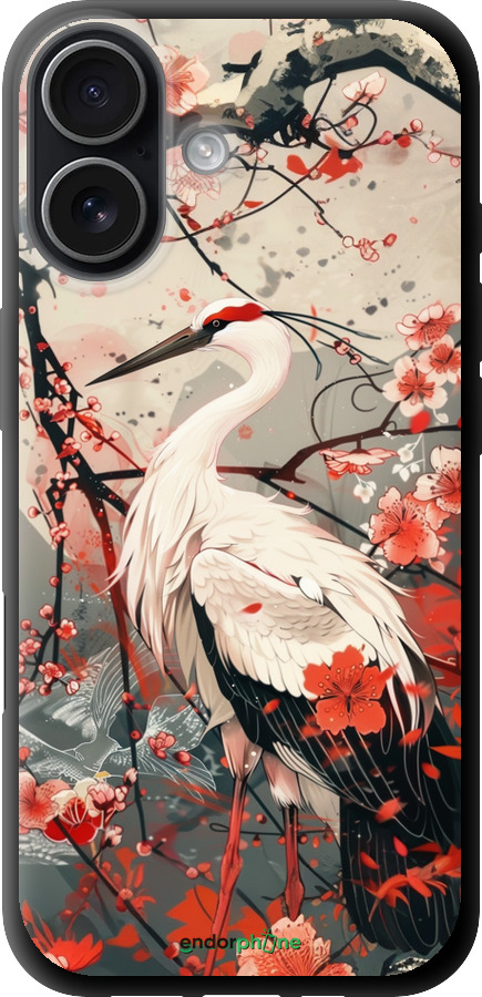 TPU чехол Аист в цвету сакуры для Apple iPhone 17 - 6109b-4031 изображение 